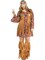 Women's Groovy Peace And Love Hippie Fringe Dress Costume Plus Size 16-20